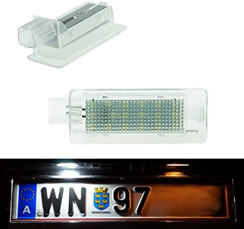 DoLED P02 LED Kennzeichenbeleuchtung mit E-Prüfzeichen Xenon Optik