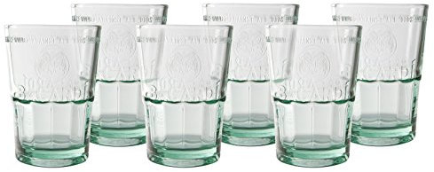 Schleuderhannes Bacardi Lot de 6 verres à mojito Caipirinha Vert