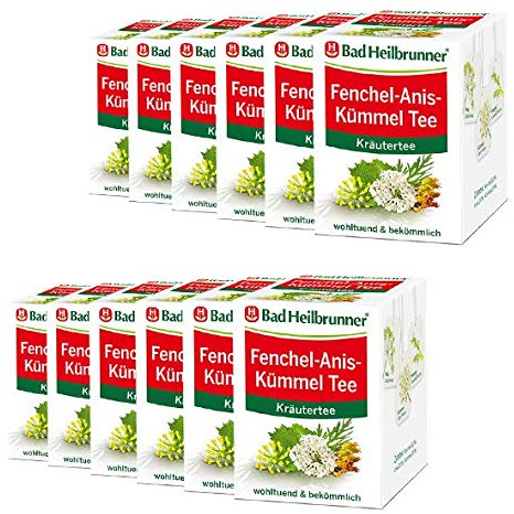 Bad Heilbrunner? Fenchel-Anis-K?mmel Tee 12er Pack