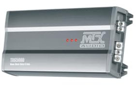 MTX TX6500D Amplificateur 12V Bloc Mono Classe-D 1x500W RMS en Aluminium