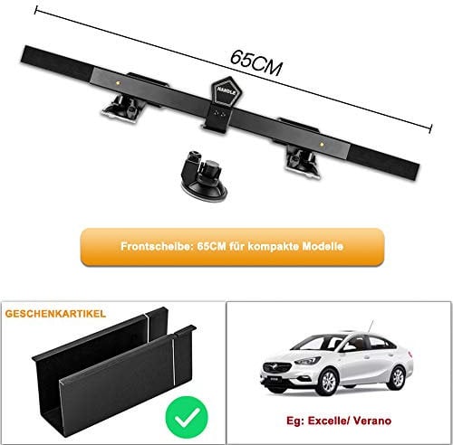 Akkordeon Typ Auto Sonnenschutz Frontscheibe Innen Sonnenblende, Automatische Einziehbare Sonnenblende, Faltbare Aluminiumfolie für Auto Windschutzscheibe - Schützt vor Hitze und Sonnenstrahlen