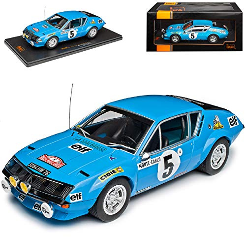 Renautl Alpine A310 Rallye Monte Carlo Therier 1975 1/18 IXO Modell Auto mit individiuellem Wunschkennzeichen