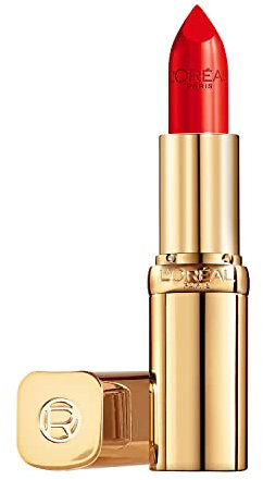 L'Oréal Paris Pflegender Lippenstift mit Satin Finish, Argan-Öl und Vitamin E, Color Riche Satin, Nr. 125 Maison Marais, 1 x 4,3 g