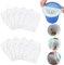 Funmo Pool Skimmer Socken, Körbe und Skimmer, Pool Skimmer Filter, Pool Skimmer Net, Filter Skimmer,Schwimmbad Skimmer,Skimmer,der Wegwerf-Feinfilter für Ihren Skimmerkorb, Weiß（10 Pcs）