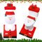Housse Siège de Toilette Décoration, 3 Pièces Toilette Noël Décorations Set, Housse de Siège de Toilette, Tapis de Toilette, Housse de Réservoir d'eau de Toilette avec Housse de Boîte à Mouchoirs