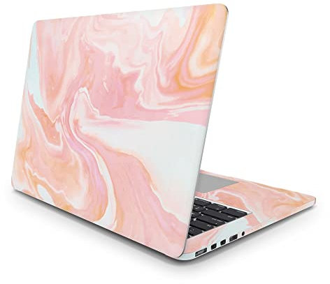 Sticker Master Abstract Liquid Pink Laptop Vinyl Sticker Skin Cover 13 14 15 Inch Notebook Decal for MacBook Asus Acer Hp Lenovo Huawei Dell Ms Toshiba 14 inch (35x26 cm)
