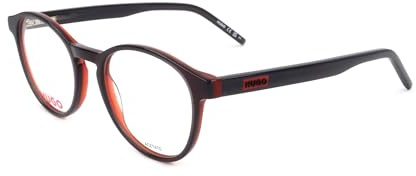 HUGO HG 1197 Brille, Grey, 50 für Herren, grau