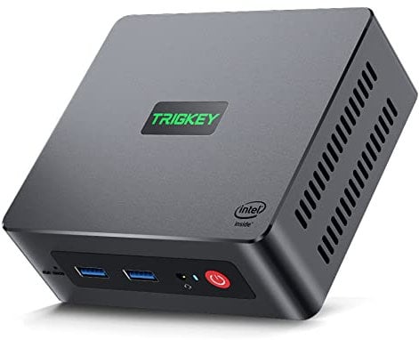 TRIGKEY Mini PC 12th Gen Intel Alder Lake-N100 Prozessor (bis zu 3,40GHz) Green G4 Mini Computer 11 Pro, 16G DDR4 3200Mhz 500G M.2 2280 SSD Mini Desktop PC, Dual HDMI, WiFi 6, BT 5.2, USB 3.2 Gen 2