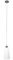Pendelleuchte Nickelmatt Pendellampe 1xE27 Hängelampe höhenverstellbar 140cm Glasschirm weiß gebürstet Ø15cm