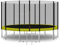 Baunsal® Trampolin Outdoor Ø 427 cm (EXD) gelb als Komplettset mit Federabdeckung, Sprungmatte, Netz und Leiter - Gartentrampolin Spielzeug für Kinder