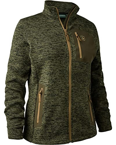Deerhunter Lady Sarek Knitted Jacket - Olive Night Melange