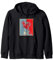 Hunde-Kunstwerk - Vintage Silhouette Rhodesian Ridgeback Kapuzenjacke