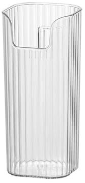 ZAJ 2 in 1 Umbrella Holder Wall Mount Plastic Clear Umbrella Storage Basket Countertop Transparent Umbrella Stand for Entryway Door