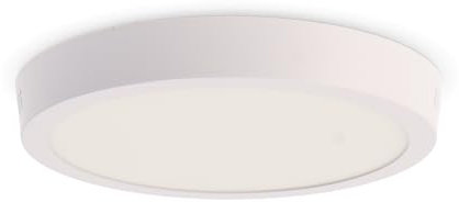 M Ledme - Panel de Superficie Serie Slim 20W, 2000lm, Luz fría (6000k). Lámpara de techo de interiores IP20. Ideal para Baño, Cocina, Dormitorio. Fácil de instalar, LM5243.