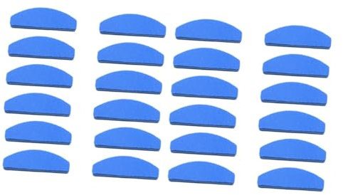 Healvian 40stücke Teiliges Mini Half-moon Nagelfeilen Aus Schwamm Doppelseitige Polierfeilen Für Präzises Feilen Und Polieren Von Fingernägeln Für Nagelkunst Und Maniküre Zuhause