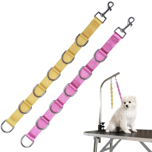Hundepflege-Verlängerungsgurt, Verstellbarer Tischarmverlängerung für Hunde Klemm-Verlängerungsschlaufe für Welpen Kätzchen Kleine mittelgroße Katzen Hunde Haare schneiden Waschen Pflege