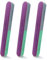 Roucerlin Lima per unghie professionale a 7 vie, multi funzionale, per unghie naturali e acriliche, con grana 150/320/600/800/3000 (3 pezzi)