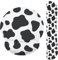 Ksriylm Cute Mouse Pad with Wrist Support Keyboard Wrist Rest Set,Ergonomic Mouse Pad with Non-Slip Base for Office Gaming Working Computers,Easy Typing & Pain Relief Mouse Mat,Black&White