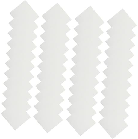 HOMSFOU Allzwecktuch Fusselfrei Antistatisches Reinigungstuch 100 Stück aus Polyester Staubfrei und Saugfähig Weiß für Optische Geräte und Reinraum