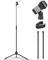 Pyle Tripod Microphone Stand, Height Adjustable Mic Stand for Floor, Sturdy and Durable Build, Non-Slip Rubber Feet, With 5/8 Screw Adapter, Cable Clip, Compact Folding Design, 39.37 -