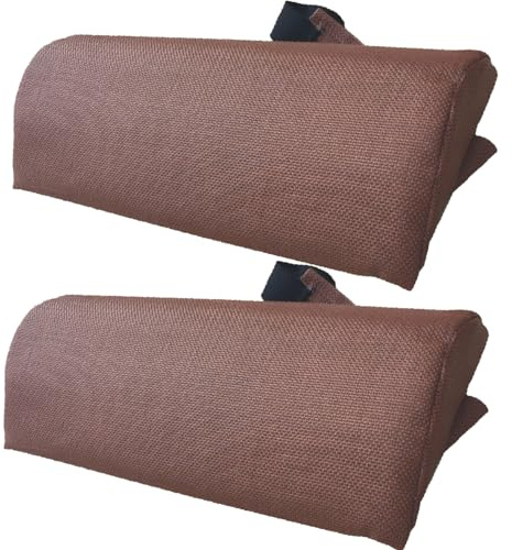 2 Stück Nackenkissen Für Gartenstühle, Nackenkissen Für Relaxsessel Liegestuhl Kopfkissen Weiches Abnehmbares Kissen Für Sonnenliegen Gartenliege Mit Gummiband, Für Homeoffice Und Auto, 37x17x5cm