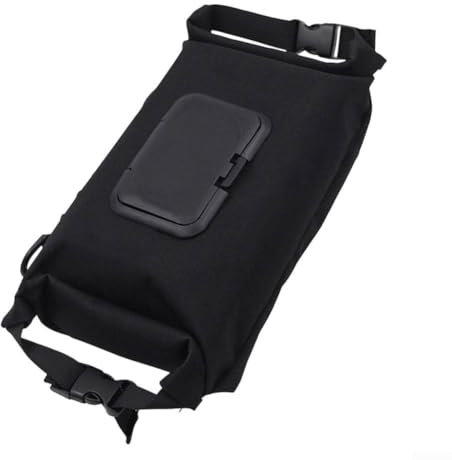 Sac de rangement pour lingettes humides, léger et facile à transporter, idéal pour les aventures en plein air (noir)