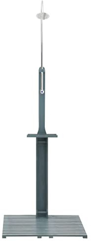 Gartendusche aus Holz in Anthrazit - Outdoor Dusche für Pool & Garten - Langlebig & Wetterfest - Praktische Abkühlung an heißen Tagen