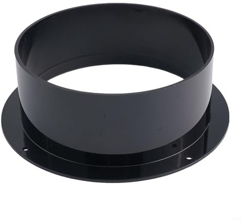 ABS profesional para brida de tubería para flujo de aire ordenado y eficaz en conductos de ventilación (150 mm)