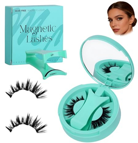 Faux Cils Magnétiques Volume Russe avec Applicateur et Boîtier Miroir