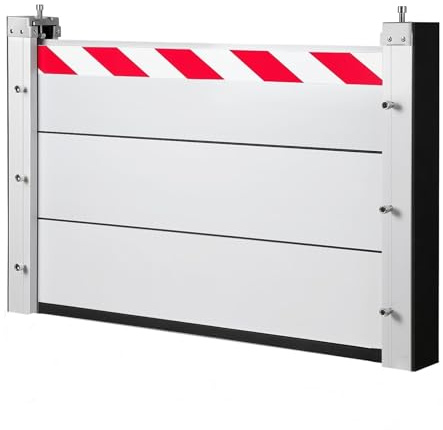 Hochwasserschutz Für Garage H 60cm Wiederverwendbare Hochwasserschutzbarrieren Mobile Hochwasserschutz Barriere Tür Hochwassersperren-Demontagesystem Für Überschwemmungsnotfälle(115x60cm)