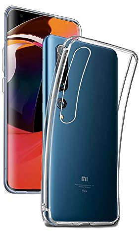 REY - Pack 3X Transparent Silikonhülle TPU für XIAOMI MI 10 - MI 10 PRO - Mi10, Handyhülle Premium Kratzfest TPU Durchsichtige Schutzhülle, Ultradünne 0,33 mm