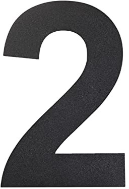 Floating House Number Large Door Number Stainless Steel House Numbers Made of solid 304 Stainless Steel Floating Appearance Address Numbers 8in/20.5cm(2)