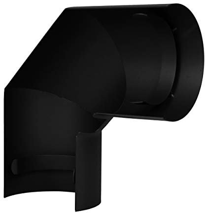 LANZZAS Ofenrohr Hitzeschutz/Thermoschild für 90° Grad Bogen seitlich, im Durchmesser Ø 150 mm, Farbe: schwarz-metallic - weitere Rohre aus unserem Sortiment, finden Sie hier.