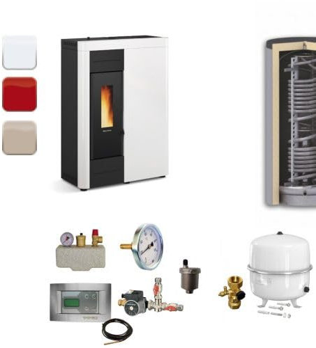 Extraflame Pelletofen Virna Idro | Hygieneset | 14,5 kW