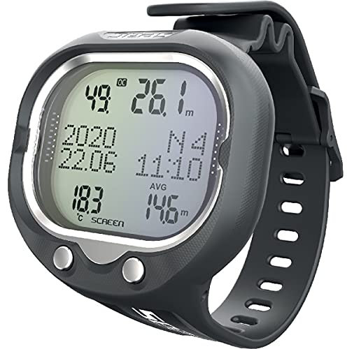 SEAC Screen Scuba Wrist Dive Computer - Black/White