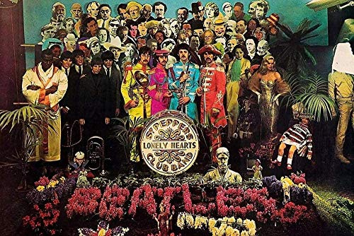 Wyxy Holzpuzzle 1000 Stück Beatles - SGT Pepper S Lonely Hearts Club Band - 1000 Stück Puzzle - EIN Muss für Beatles Fanartikel Adult Gift Brain Challenge Puzzle Kinderspielzeug