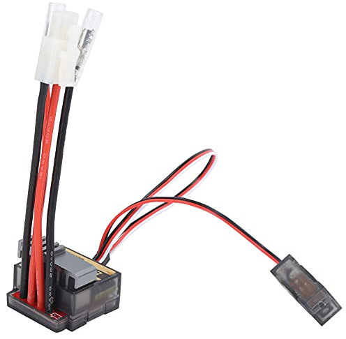 Régulateur Brossé ESC RC, Régulateur Haute Tension 7.2-16V RC Voiture Bateau Double Voie 320A ESC Mise à Niveau Pièce de Rechange