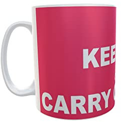 Keep Calm and Carry On Fishing Gift Mug
