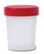 Lot de 10 pots stériles en plastique pour analyse d'urine avec couvercle de 100 ml. Verres de test pour tests et échantillons de selles, de salive