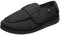 ZHENSI Pantoufles Réglables pour Hommes Pieds Gonflés Larges pour Diabétiques Chaussures Respirantes en Mousse À Mémoire De Forme Antidérapante,Noir,50 EU