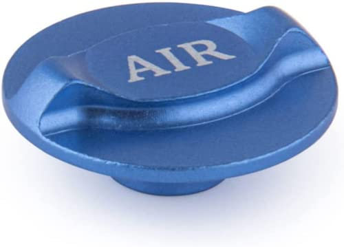 MTB Fahrrad Gabelkappe Federungsabdeckung Mountainbike Aluminiumlegierung Air Gas Schulterabdeckung Fahrradgabelschutz Teile (Blau)