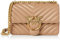 Pinko Damen Sheep Nappa C Love ONE MINI DC SCHAFNAPPA C, D01Q_Biscotto ZENZERO-Antique Gold