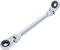 BGS 71028-14X18 - Double clé annulaire à cliquet - pliable - avec têtes polygonales à profil E - E14 x E18