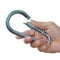 Set di 2 grandi ganci moschettone a scatto con tappo a vite, lunghezza 13 mm x 160 mm, carico di lavoro: 600 kg, per attività sportive e lavori pesanti