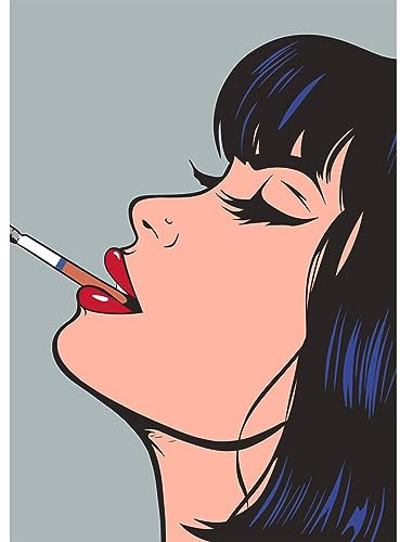 LVTFCO Roy Lichtenstein Poster und Drucke Crying Girl Pop Wandkunst Roy Lichtenstein Gemälde Leinwand für Zuhause Wandkunst Dekor Bild 30 x 40 cm x 1 ohne Rahmen