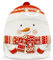 MediMuc Schneemann mit Mütze - wunderschöne kleine Gebäckdose - niedlicher Schneemann- lebensmittelecht - Weihnachtsdose, Keksdose, Blechdose - Vol. 0,80l Maße: (L x B x H): 17,5 x 15,0 x 4,0cm