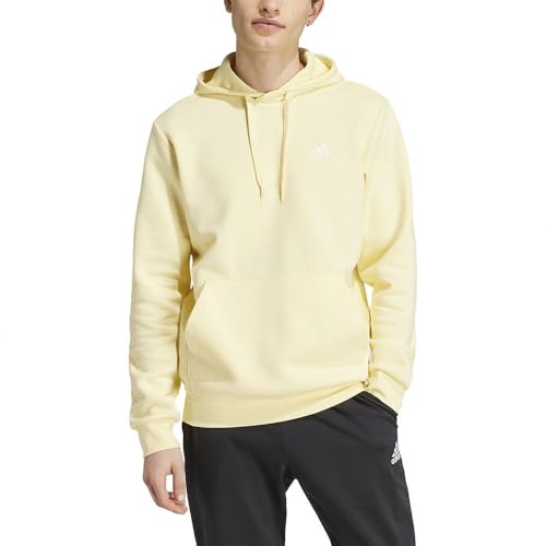 adidas Hombre Essentials Fleece Hoodie, almost yellow, XL