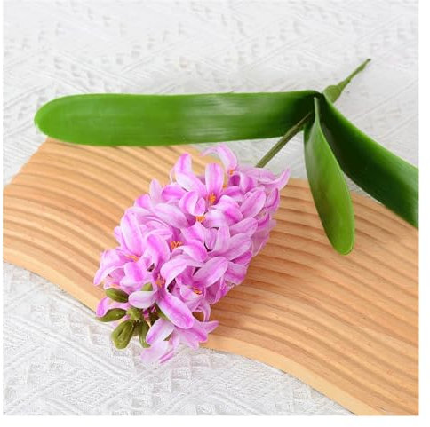 VejiA Hyacinth, Artificial Flowers, Home Decoration, Plastic Artificial Flowers, Potted Decorations, Floral
