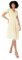 Maya Deluxe Damen Embellished Midi Evening Dress Women Ladies V Neckline with Short Sleeve for Prom Wedding Brautjungfernkleid, Lemon, 38