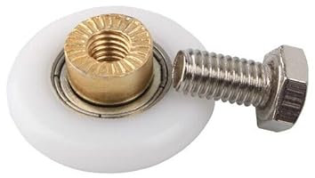 Generic Pack of 4 x Shower Screen Door Rollers/Runners/Spares/Grooved Wheels 19mm Dia, SRWR-19-4